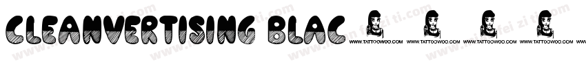 Cleanvertising Blac字体转换